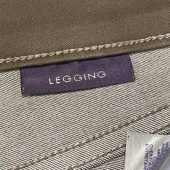 NYDJ Size 8 olive green jeans - Picture 6 of 7